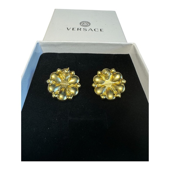 Versace La Medusa Greca Crystals Earrings - Picture 5 of 5